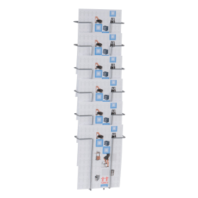 Twinco 6 Compartment Literature Holder A4 TW51408 431415 F