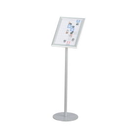 Twinco A4 Snap Frame Display H900mm Silver 431418 F
