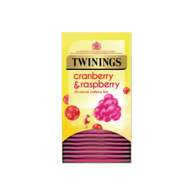 Twinings Cranberry and Raspberry Tea Bags 20 Pack 370403 F