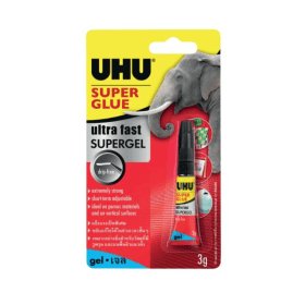 UHU Super Glue Gel 3g 3 64061 830576 F