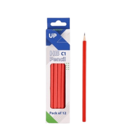 UP C1 HB Wood Case Pencil 12 Pack 912857 F