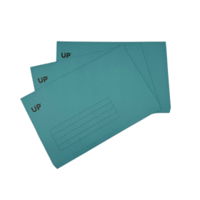 UP Full Flap Document Wallet Foolscap Blue 50 Pack 912830 F