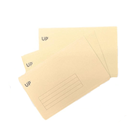 UP Full Flap Document Wallet Foolscap Buff 50 Pack 912834 F