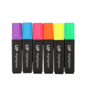 UP Highlighter Assorted 6 Pack 912862 F