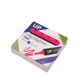 UP Highlighter Pink 10 Pack 912861 F