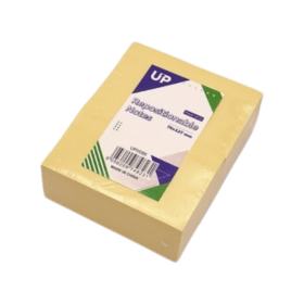 UP Repositionable Notes 100 Sheets 76mm x 127mm Yellow 12 Pack 912886 F
