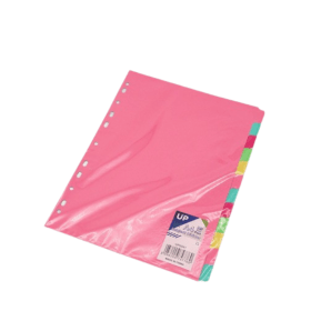UP Subject Divider 12 Part A4 Assorted UP0041 912769 F