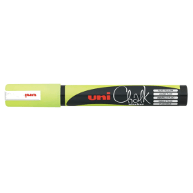 Uni Ball Chalk Marker Medium Bullet Tip Yellow 6 Pack MI11626 F