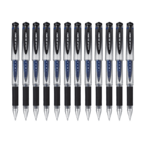 Uni Ball Gel Rollerball Pen 0.6mm Line Blue 12 Pack 9006051 139215 F
