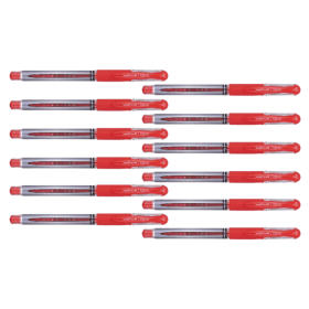 Uni Ball Signo Gel Grip Rollerball Pen 0.4mm Line Red 12 Pack 100824 F