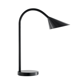 Unilux Sol Flexible LED Desk Lamp 4 Watt Black 477211 F