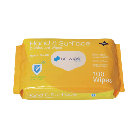 Uniwipe Hand and Surface Wipes 100 Pack 761806 F