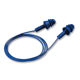 Uvex Whisper Detectable Earplus With Blue Cord 50 Pack UV59932 F