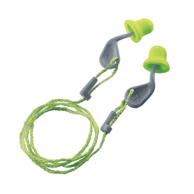 Uvex Xact Fit Corded Earplugs Green 50 Pack UV49925 F