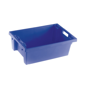 VFM 32L Blue Solid Slide Stack Container 371169 F