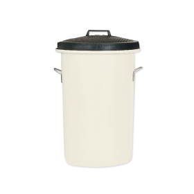 VFM Heavy Duty White Dustbin 85L 371876 F
