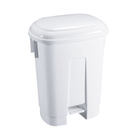 VFM White Derby Pedal Bin 60L SBY14758 F