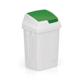 VFM White Green Swing Bin 50L SBY13821 F
