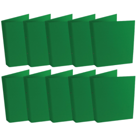 Value 2 Ring Ring Binder 25mm A4 Green 10 Pack 161448 F