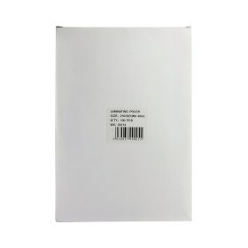 Value A4 Lightweight Laminating Pouch 80 Micron Gloss 100 Pack WX04114 205686 F