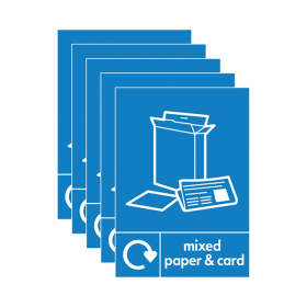 Value A5 Sign Self Adhesive Mixed Paper And Card 5 Pack 916854 F