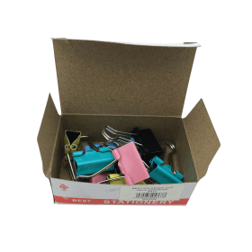 Value Assorted Foldback Clip 19mm 10 Pack WS22490 109746 F