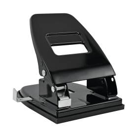 Value Black Heavy Duty Metal 2 Hole Punch Black 248924 F