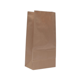 Value Brown 3.25Kg Paper Bags 150mm x 100mm x 305mm 500 Pack 369250 F