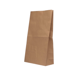 Value Brown Paper Bags 215mm x 90mm x 385mm 6.5kg 125 Pack 369253 F