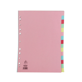 Value Card Divider 15 Part 110 gsm A4 Assorted WX01516 217216 F