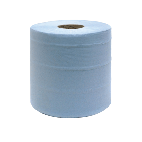 Value Centrefeed Roll 150m 2 Ply Blue 6 Pack 384330 F