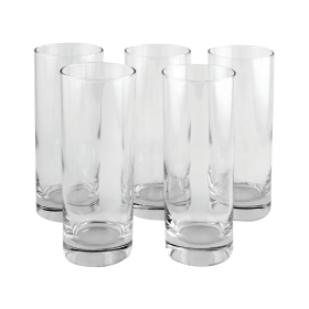 Value Clear Tall Tumbler Drinking Glass 36.5cl 6 Pack 123564 F