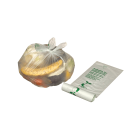 Value Compostable Bag 7 Litre Clear 400 Pack 918135 F