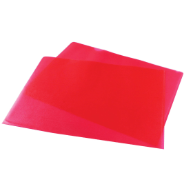 Value Cut Flush Folders A4 Red 100 Pack 217332 F