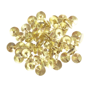 Value Drawing Pins 11mm Head Brass 1000 Pack 120115 F