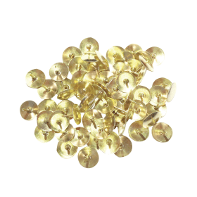 Value Drawing Pins 9.5mm Head Brass 1000 Pack 140632 F