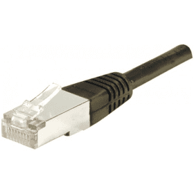 Value Ethernet Cable RJ45 Cat 6 Black 1m