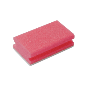 Value Finger Grip Sponge Scourers Red 10 Pack 484167 F