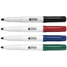 Value Flipchart Markers Wallet Bullet Tip Assorted 4 Pack 00FCMMUL4 772238 F