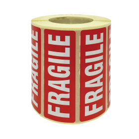 Value Fragile Parcel Labels 1000 Per Roll 610454 F