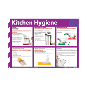 Value General Sign Kitchen Hygiene Poster 420mm x 590mm 373001 F