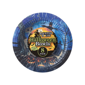 Value Halloween Paper Bowls 7.5 Inch 8 Pack PMS62660 F