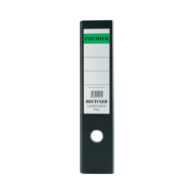 Value Lever Arch Foolscap File Black 10 Pack WX10100 222343 F