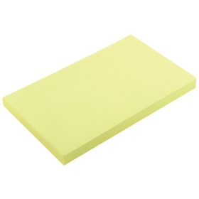 Value Notes Pad 100 Sheets 75mm x 125mm Yellow 12 Pack 114397 F