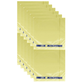 Value Notes Pad 100 Sheets 75mm x 75mm Yellow 12 Pack 147979 F