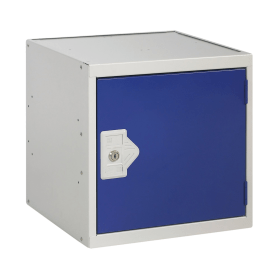 Value One Compartment Cube Locker 380x380x380mm Blue Door 462294 F