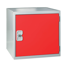 Value One Compartment Cube Locker 380x380x380mm Red Door 462298 F