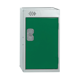 Value One Compartment Quarto Locker 300x450x511mm Green Door 462285 F