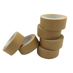Value Paper Tape Self Adhesive 48mm x 50m Buff 6 Pack 876439 F
