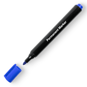 Value Permanent Marker Bullet Tip Blue